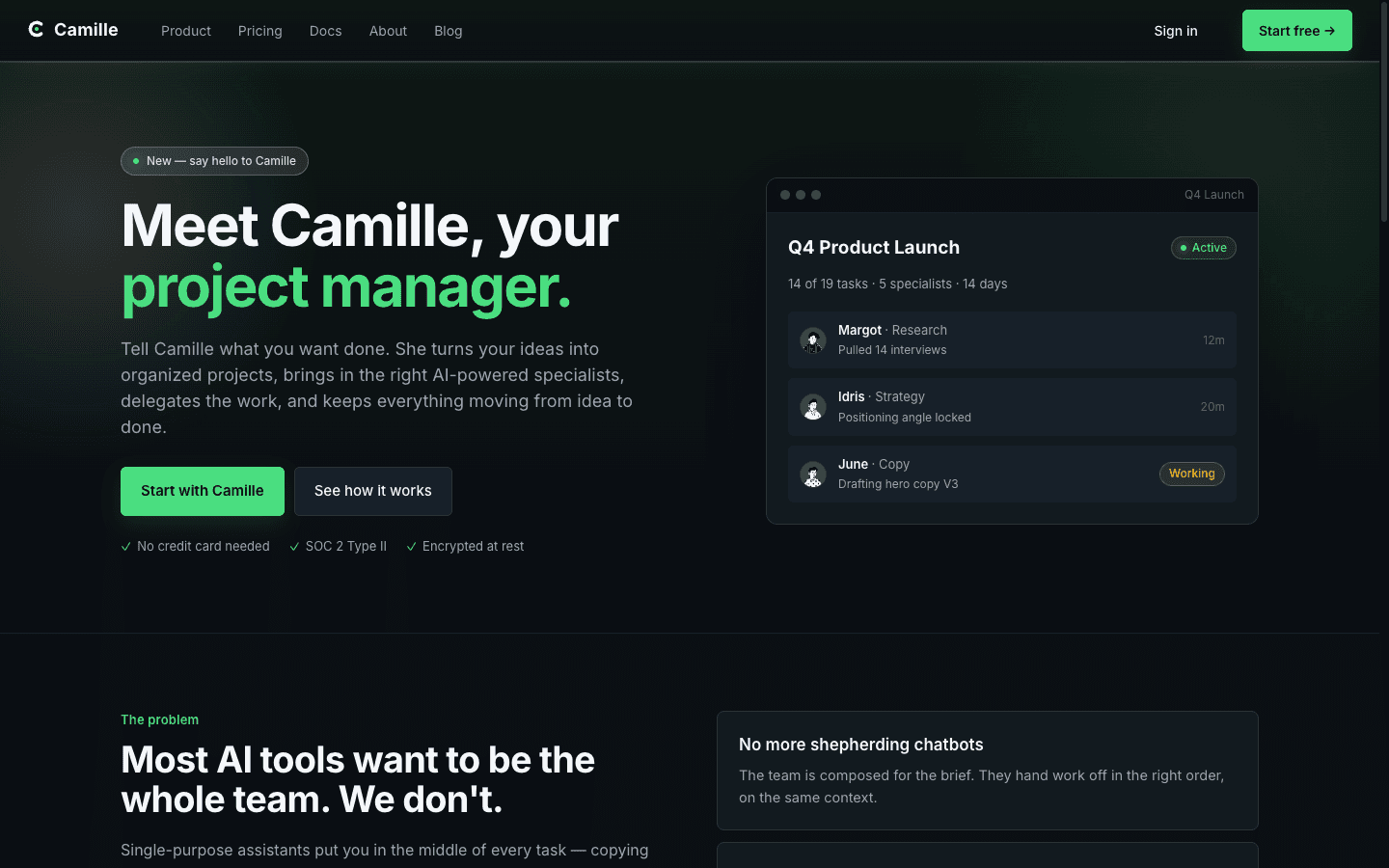 Camille screenshot